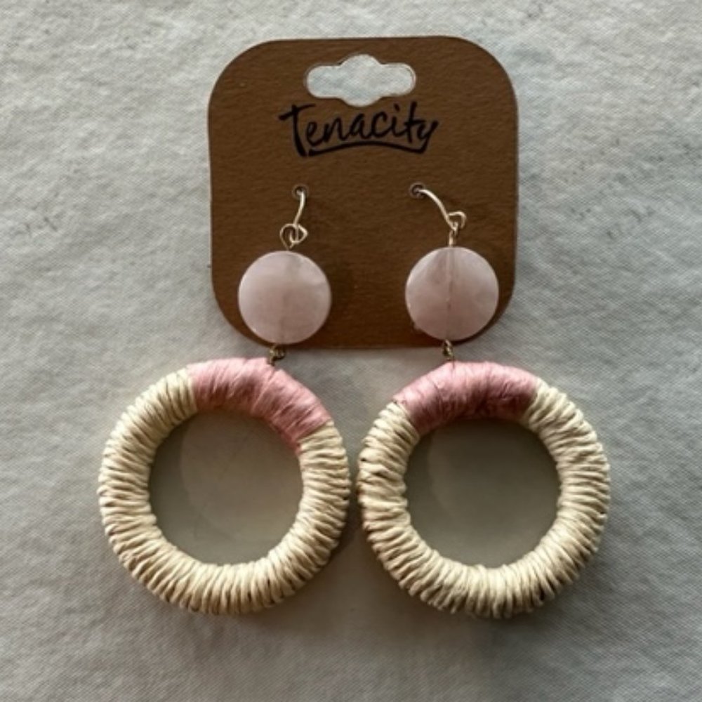 J E W BRAND BRAND NEW HOOK DECORATIVE EARRINGS